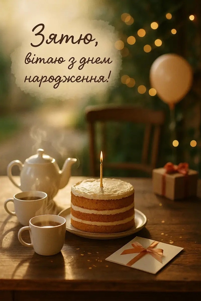 З днем народження, зятю!