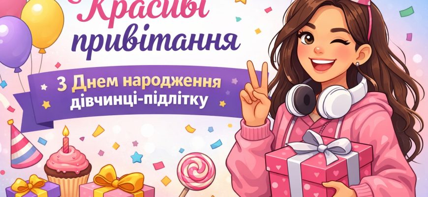 Найкрасивіші привітання з днем народження дівчинці-підлітку: чарівні слова для нашої принцеси