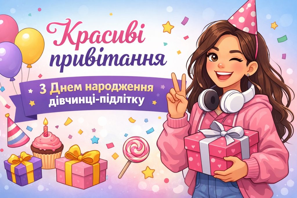 Найкрасивіші привітання з днем народження