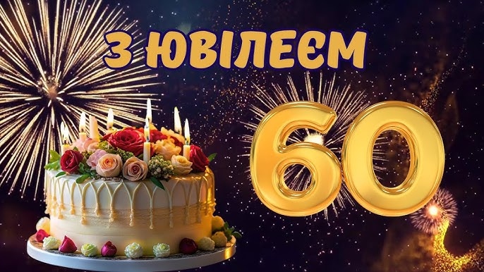 привітань із 60-річчям своїми словами