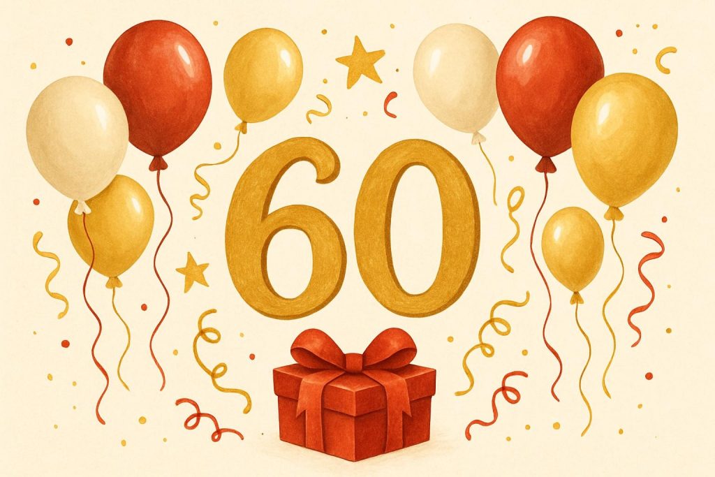 Найкращі привітання з 60-річчям для Жінки