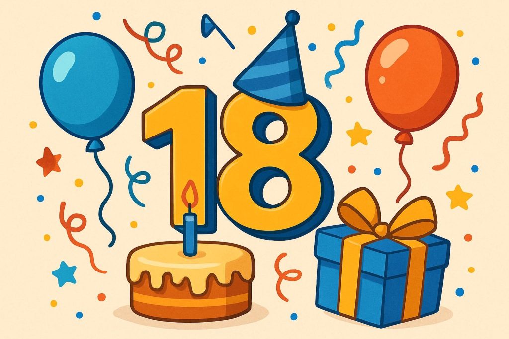 Найкращі привітання з 18-річчям хлопцю