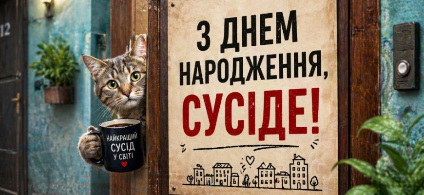 Найкращі привітання з днем народження для сусіда: велика збірка добросусідських, щирих та веселих побажань