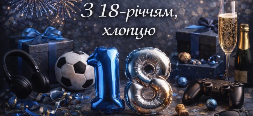 Найкращі привітання з 18-річчям: велика збірка щирих, сучасних та драйвових побажань на повноліття
