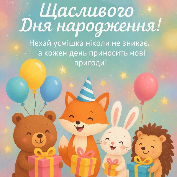Світлі та радісні привітання з днем народження дитини
