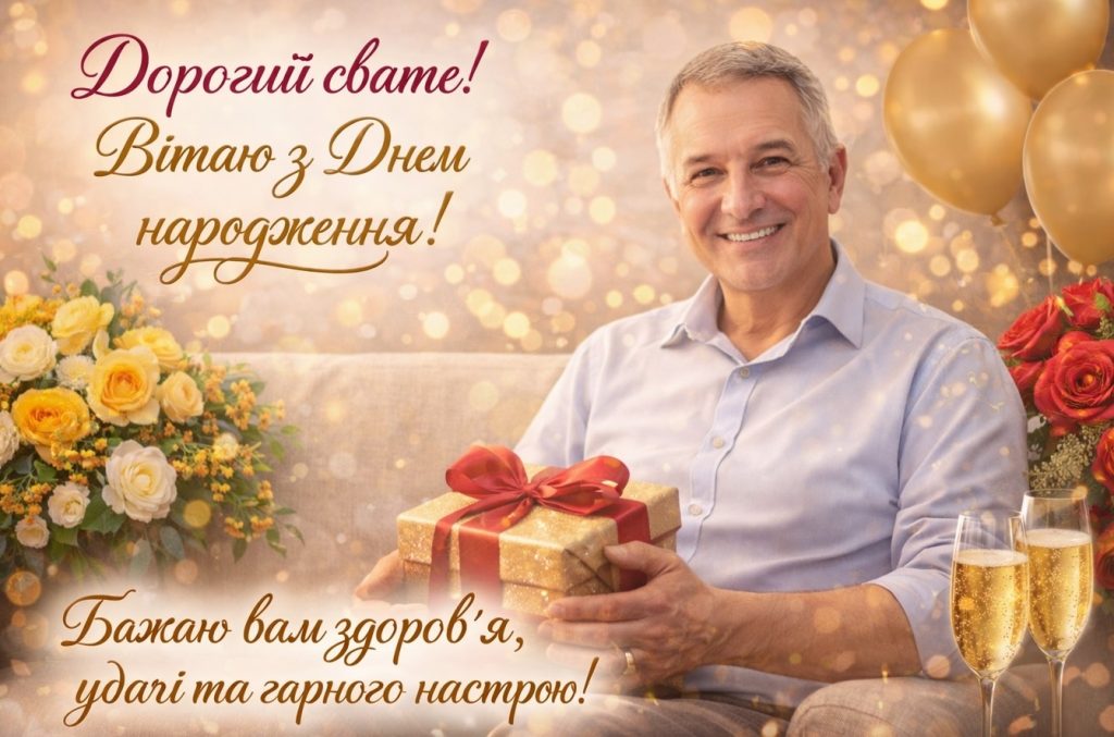 Як свасі тепло та з гумором привітати свата